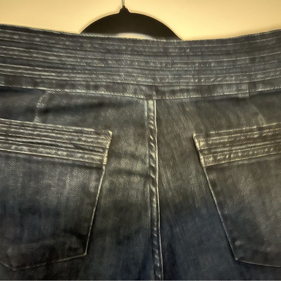 Anthropologie Frame Denim Dark Blue Flare Jeans - Picture 4 of 5